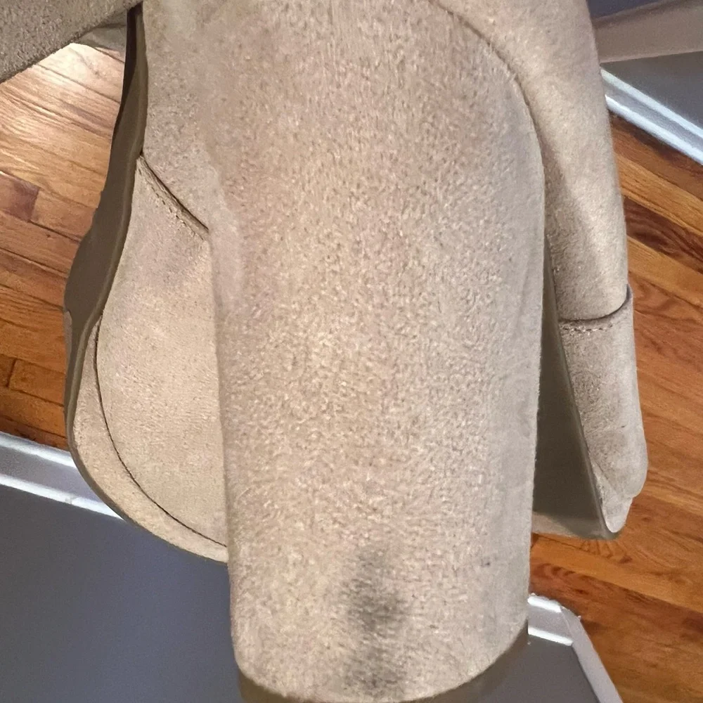 Women's Tan Over-the-Knee Boots - Picture 6 of 7